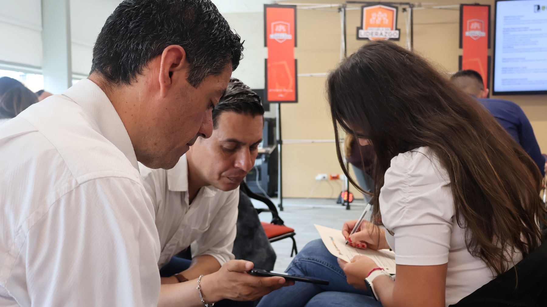 Participantes en una experiencia real de cultura Plan Posible