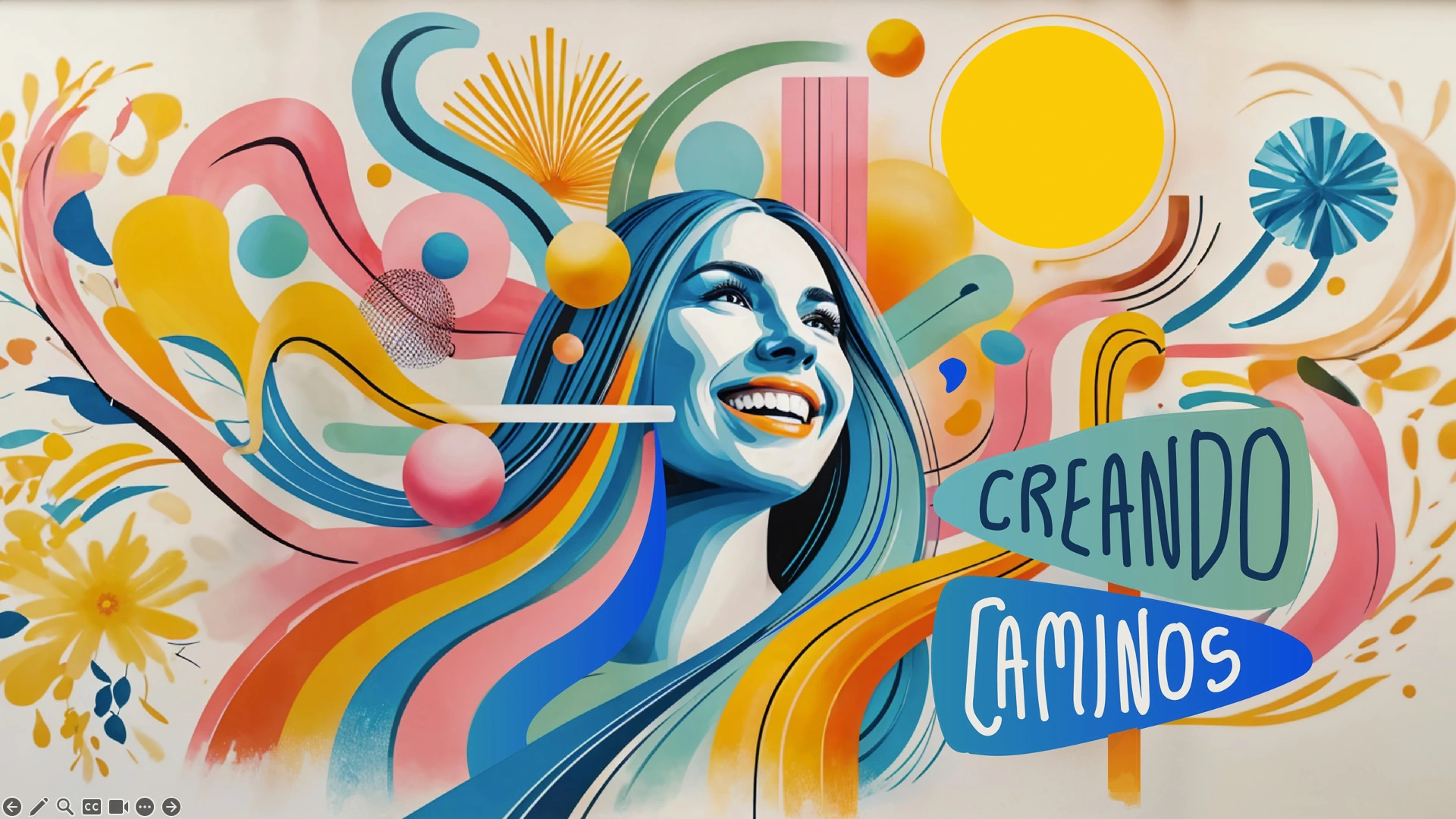 Identidad visual de Creando Caminos