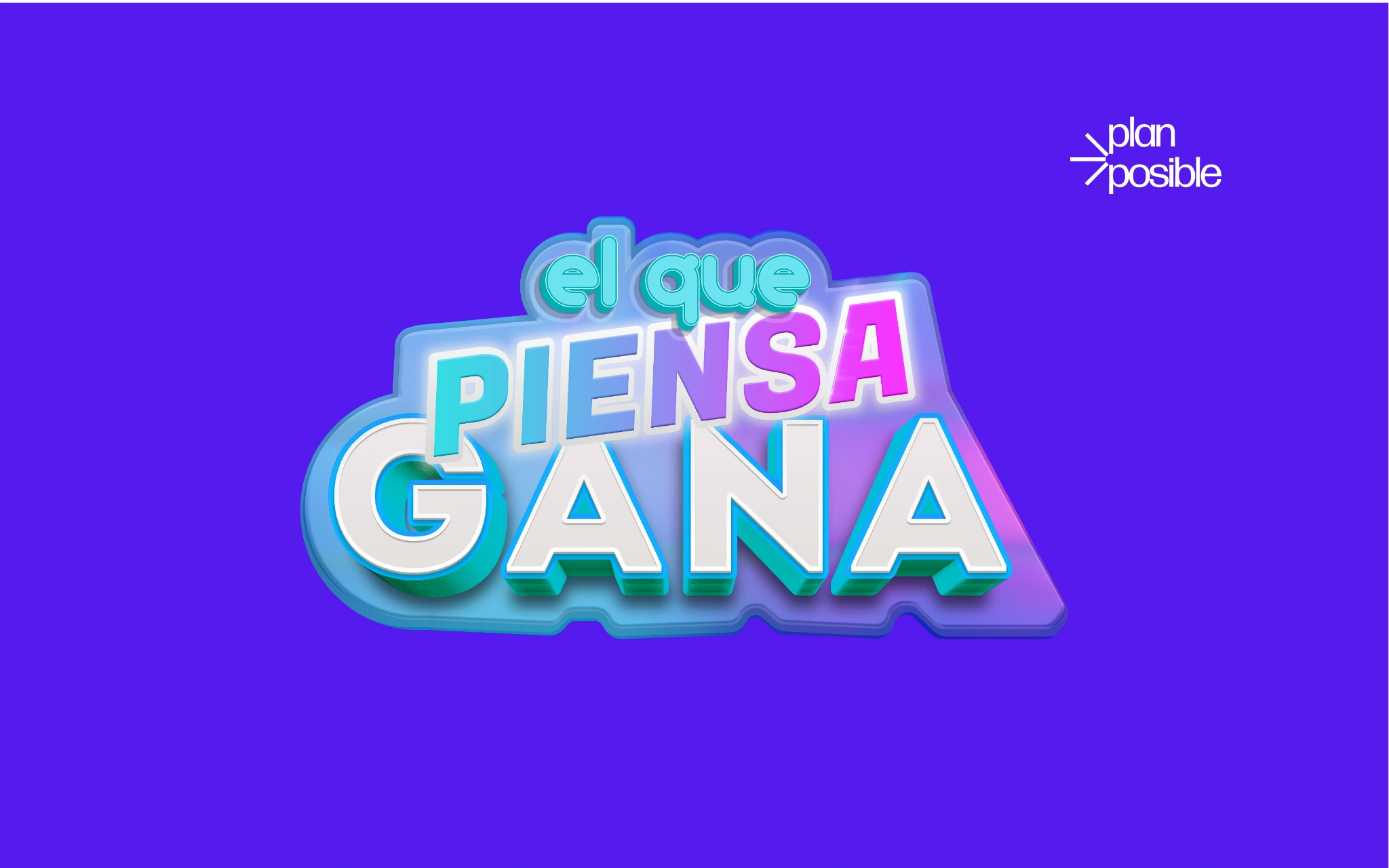 Identidad visual de El Que Piensa Gana